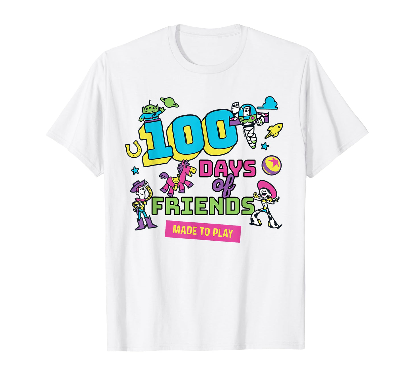 Disney & Pixar's Toy Story 100 Days of Friends and School T-Shirt