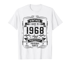 Vintage 1968 58yr 58th Birthday Gifts for Men 58 Years Old T-Shirt