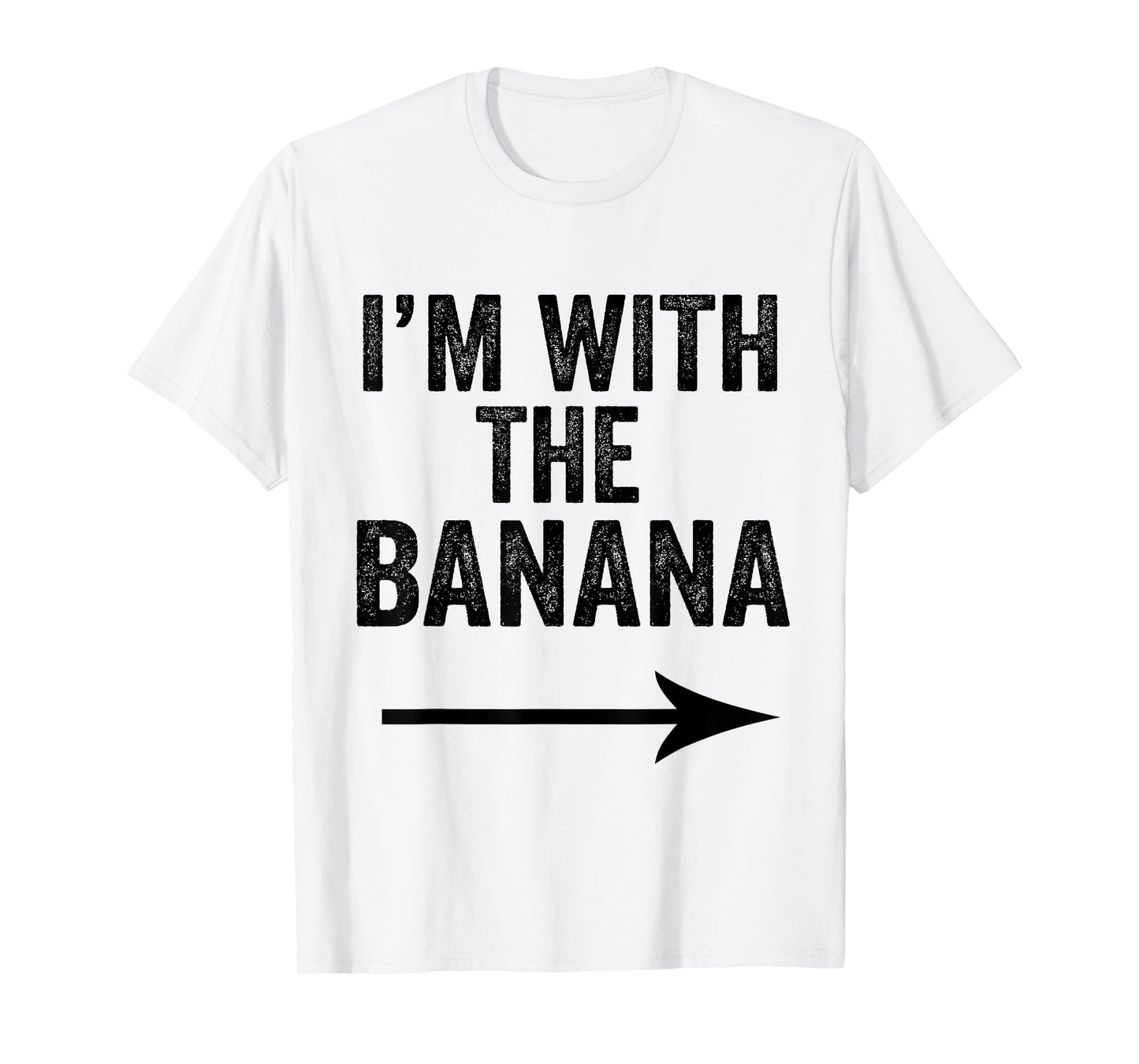 I'm with The Banana Costume Matching Couple T-Shirt