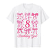 Cute It's My 8 Bday Coquette Bow 8th Birthday Girls T-Shirt