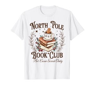 All Booked for Christmas Coquette Xmas Book Club Book Lovers T-Shirt