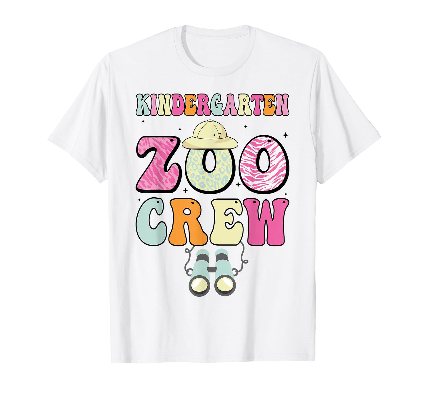 Kindergarten Zoo Crew - Safari Animals Teacher Student T-Shirt