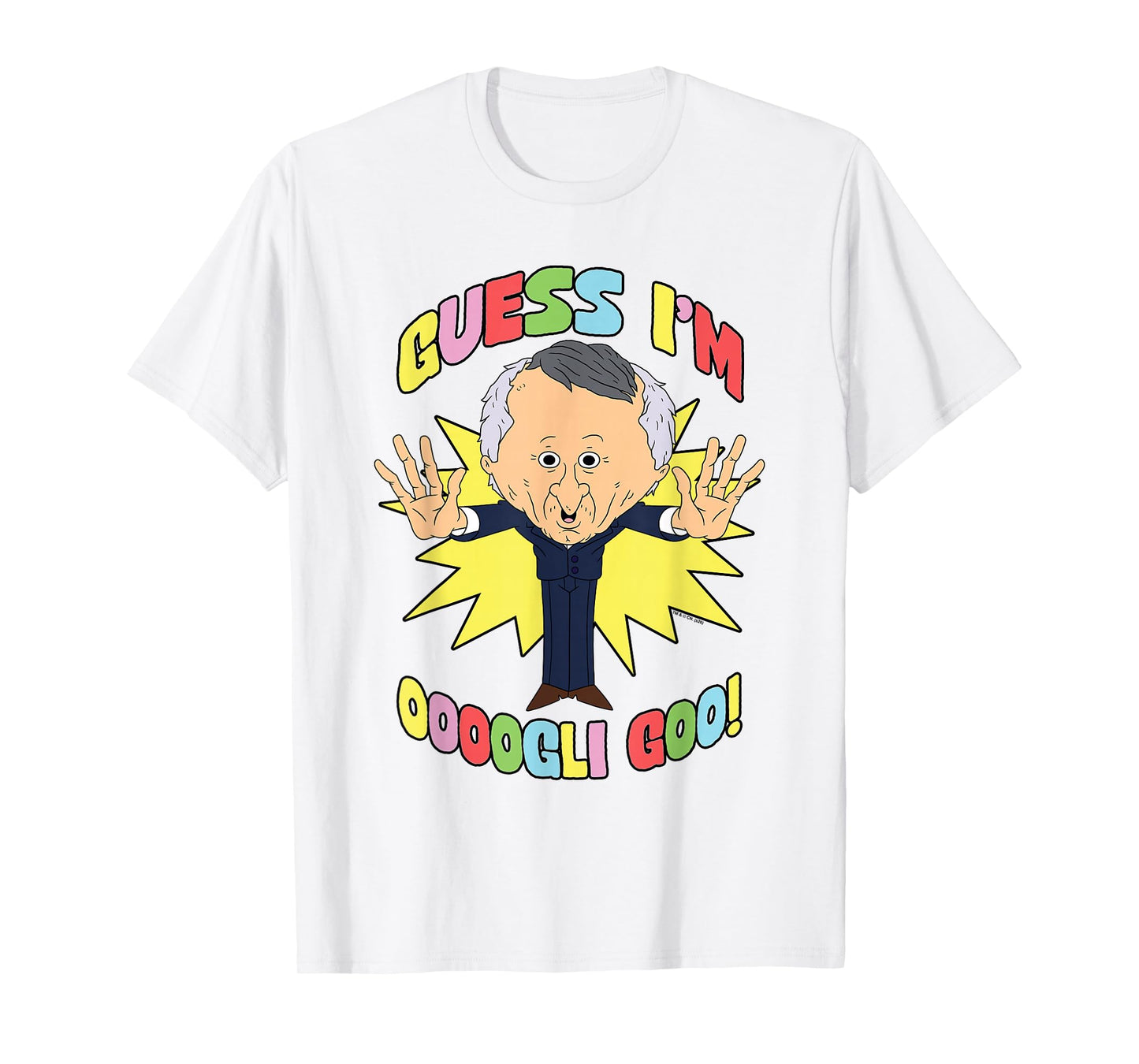 Smiling Friends Mr. Boss Guess I'm Ooogli Goo Funny Cartoon T-Shirt