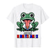 Resistance Frog Funny No Kings Protest Resist Ribbitstance T-Shirt