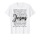 Jesus Christian Faith Prayer Typography Design T-Shirt