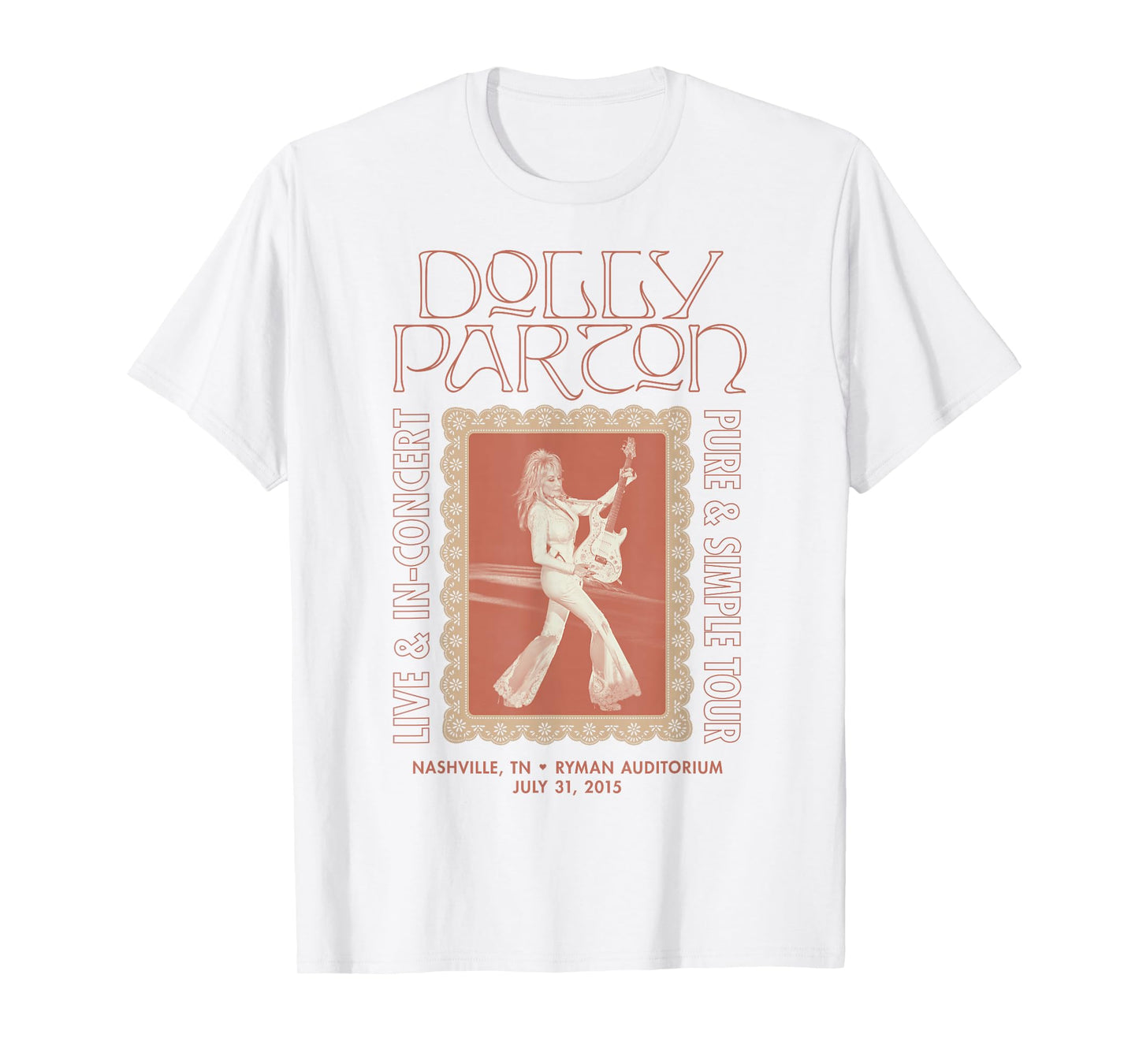 Dolly Parton Live & in-Concert Pure & Simple Tour Nashville T-Shirt
