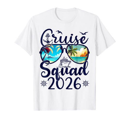 Cruise Squad 2026 Summer Vacation Matching Family Cruise T-Shirt