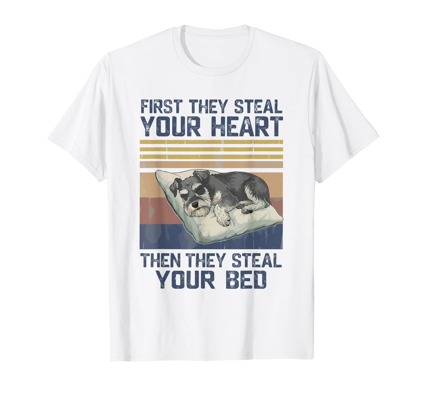 Funny Miniature Schnauzer Pet Lovers Dog Owner Men Women T-Shirt
