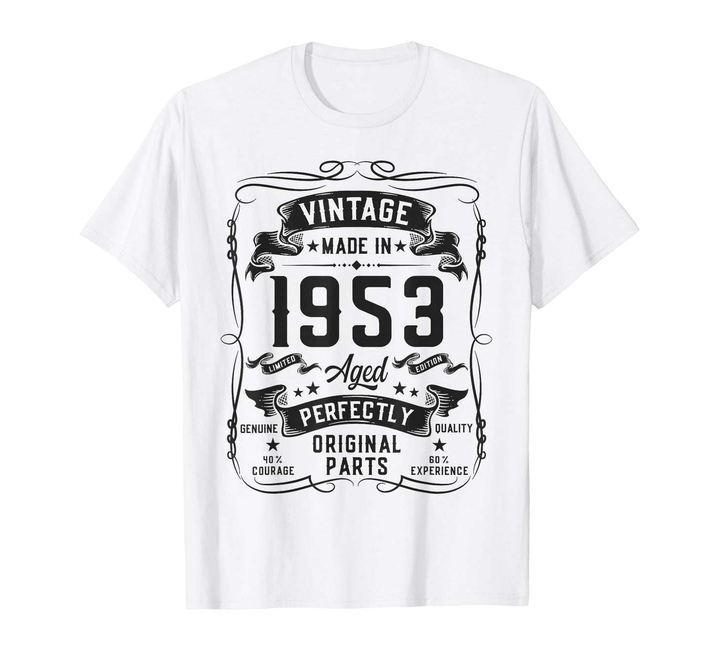 Vintage 1953 73yr 73rd Birthday Gifts for Men 73 Years Old T-Shirt