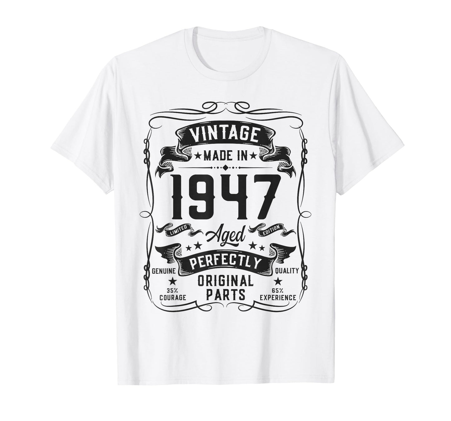 Vintage 1947 79yr 79th Birthday Gifts for Men 79 Years Old T-Shirt