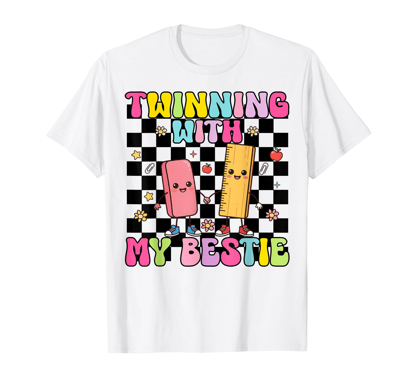 Twinning with My Bestie Spriit Week Matching Kids Girls T-Shirt