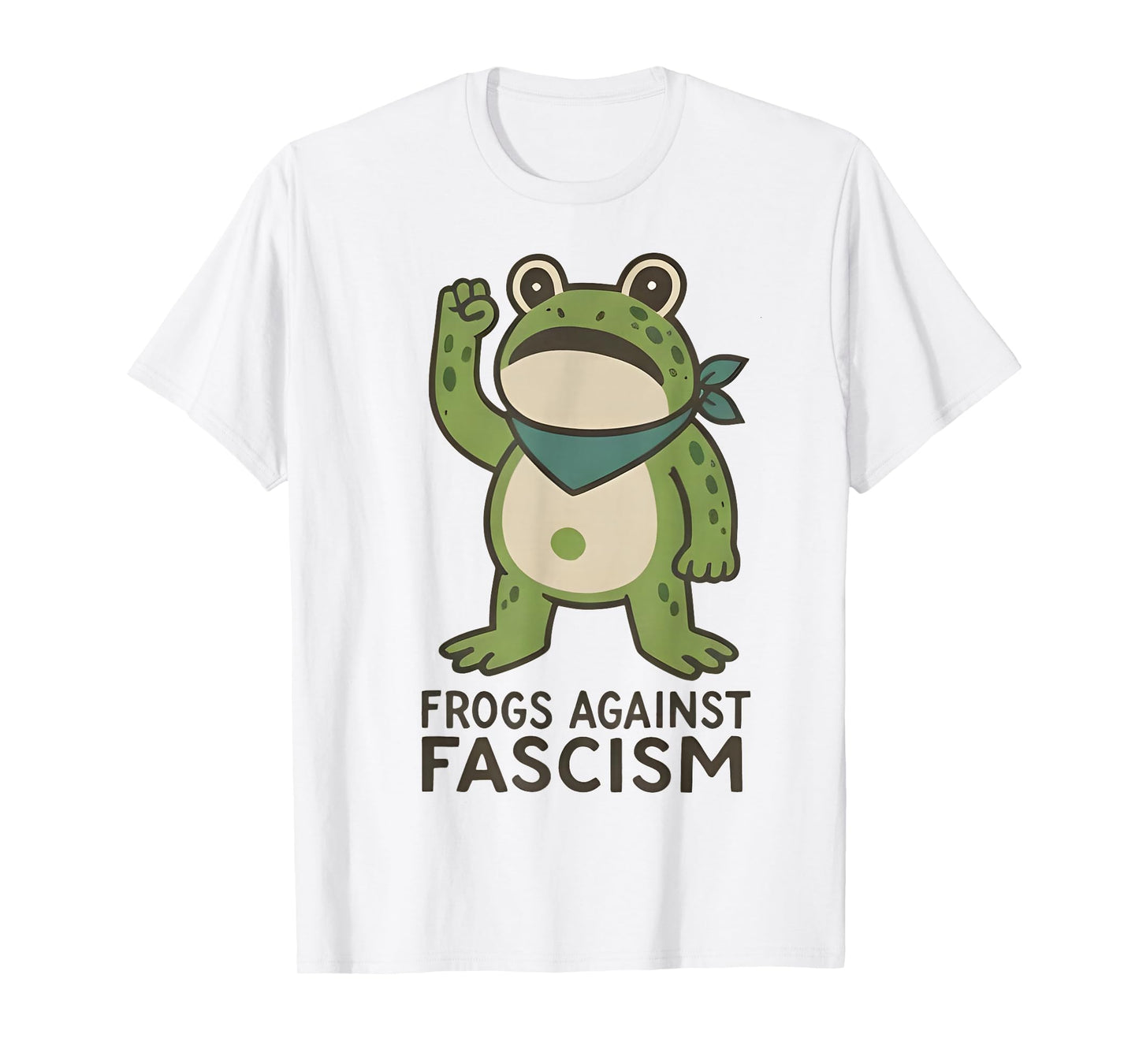 Frogs Against Fascism - Portland Frog Protest T-Shirt