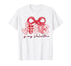 Jesus is My Valentine Christian Coquette Bow Girl Women Kid T-Shirt