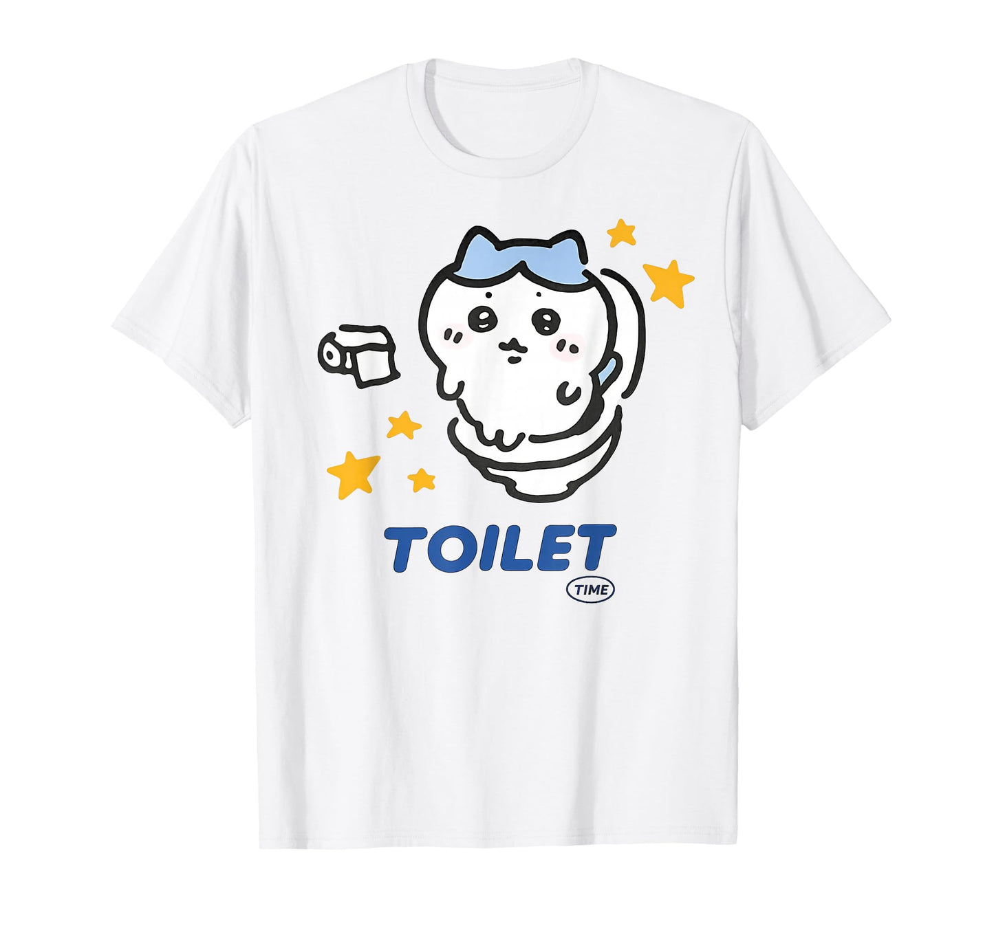 Toilet Time Chikawa Meme Tee T-Shirt