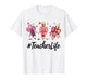 Teacher Valentine Coquette Bow Teacher Valentines Day T-Shirt