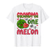 Grandma of One in A Melon 1St Birthday Watermelon Party T-Shirt