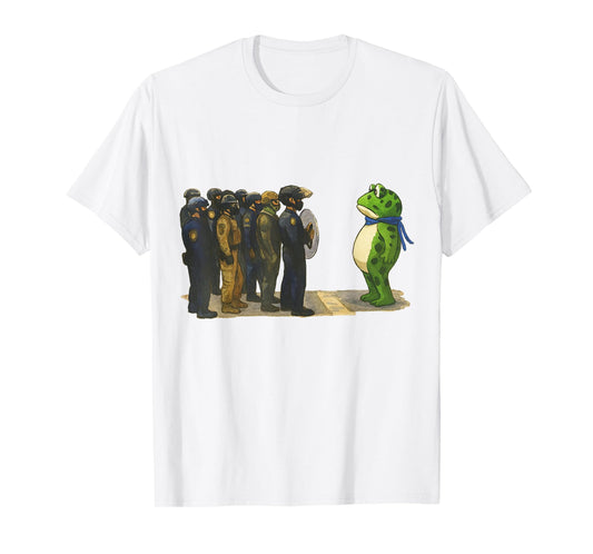 Funny Portland Frog Shirt Meme Retro Vintage Style Gift T-Shirt