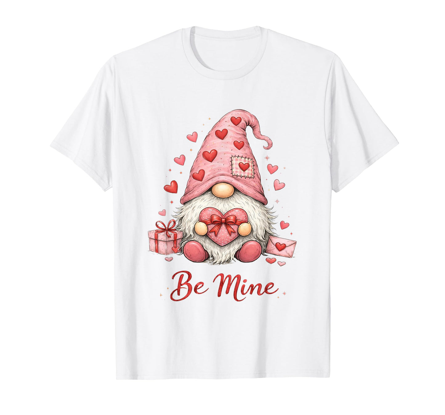 Valentine Gnome Love Happy Valentine's Day Gnome Be Mine T-Shirt