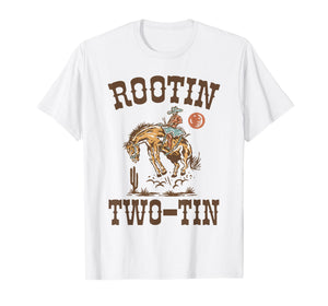 Rootin Two-tin It's My 2nd Birthday Cowboy Bday Boys T-Shirt