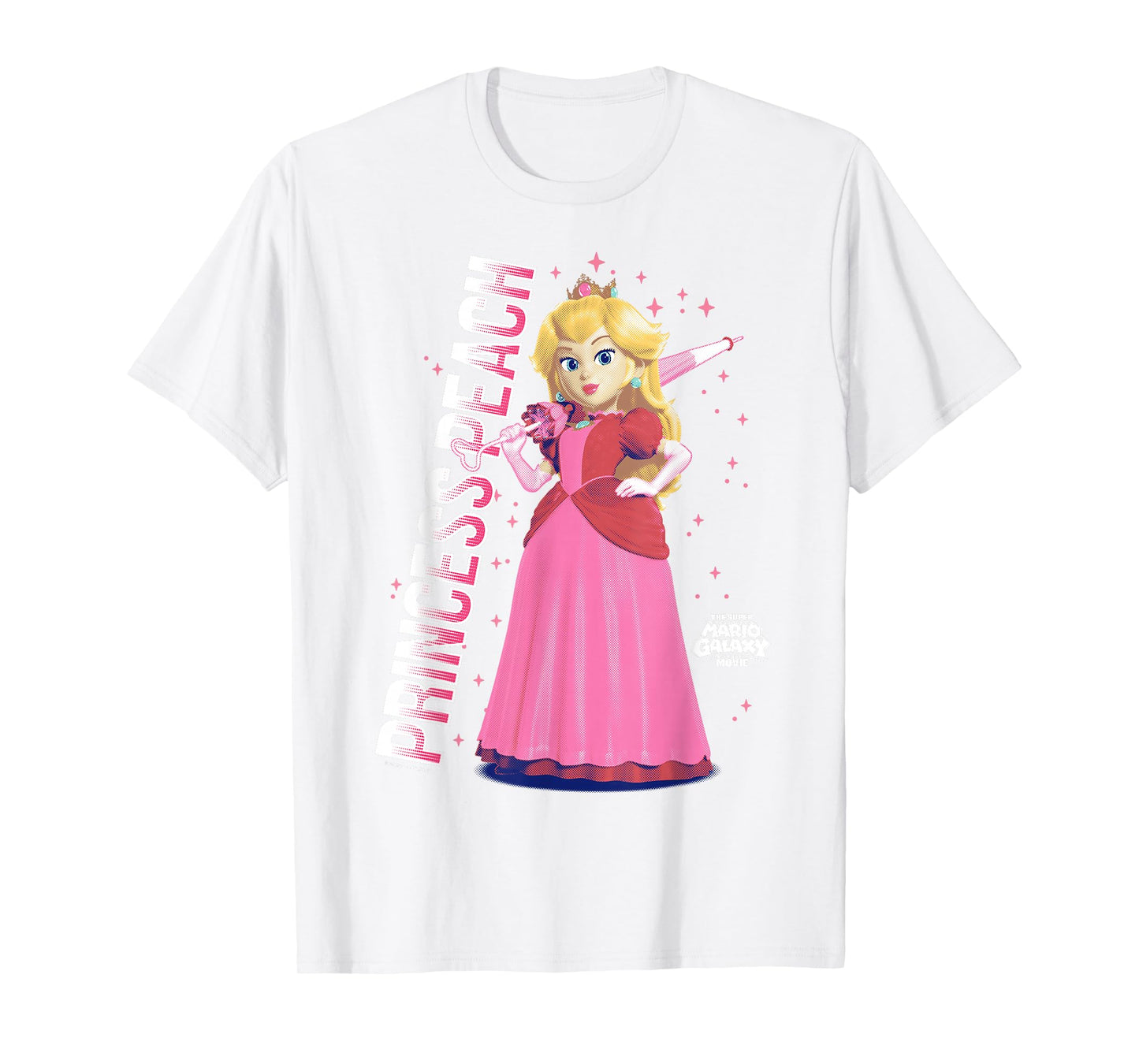 The Super Mario Galaxy Movie Galatic Princess Peach T-Shirt