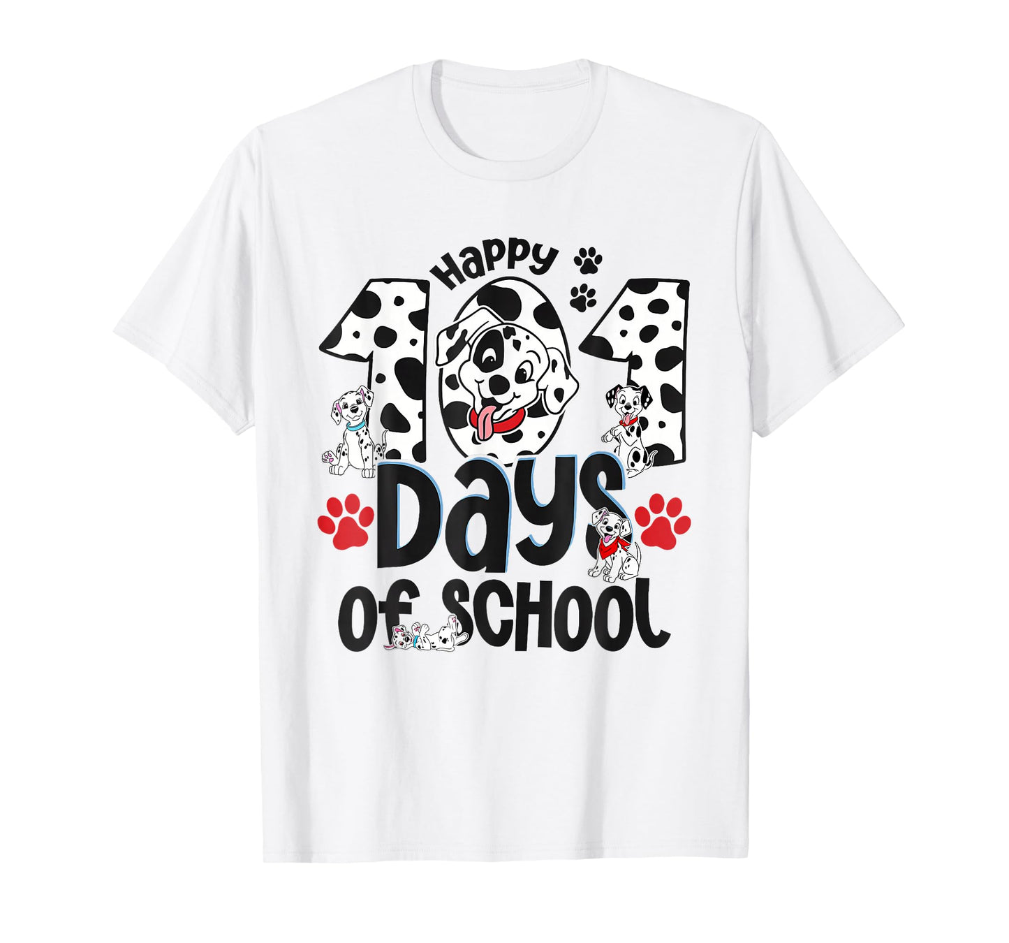 Happy 101 Days School Cute Dog 100 Days Smarter Student Kids T-Shirt