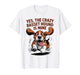 Crazy Cartoon Pet Dog Breed Mom Dad Pup Funny Basset Hound T-Shirt
