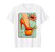 No Kings Retro Patriotic Woman Funny Political Meme T-Shirt