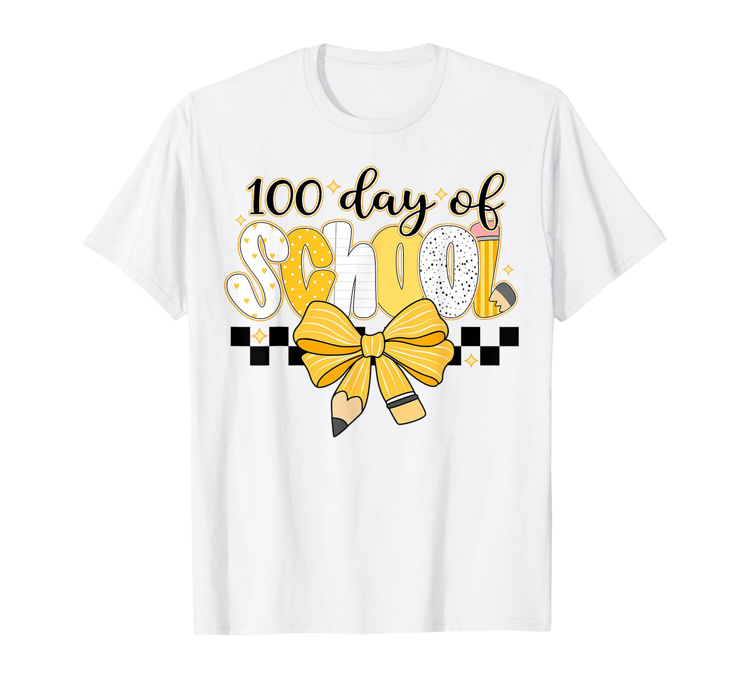 100 Days of School for Teacher Kids Girls Students Boys T-Shirt