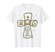 Nativity Scene Cross Gold Christian Christmas The Lord T-Shirt