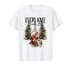 Every Knee Shall Bow Santa Christmas Nativity Scene Xmas T-Shirt