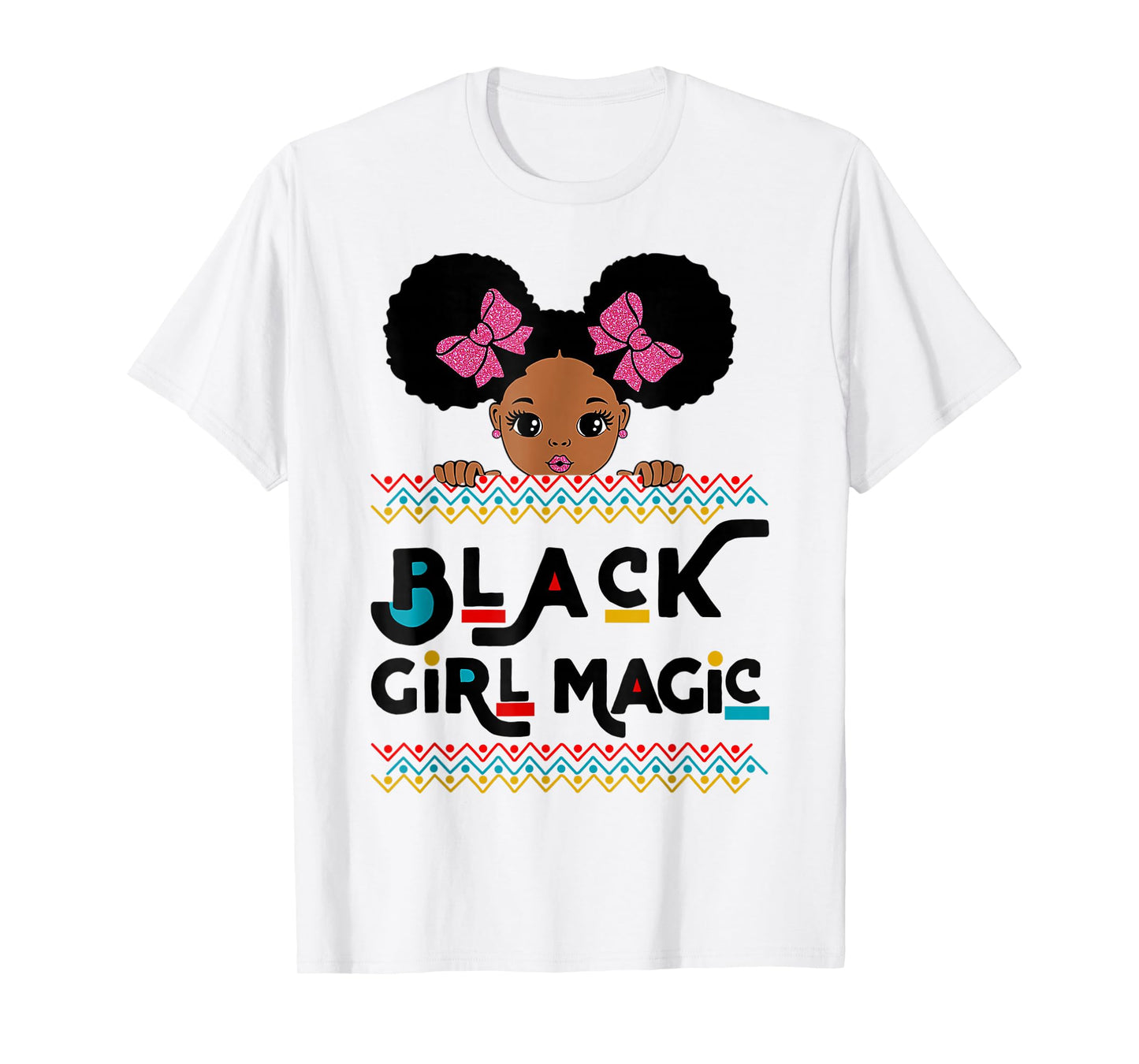 Black Girl Magic African American Melanin Kids Toddler Gifts T-Shirt