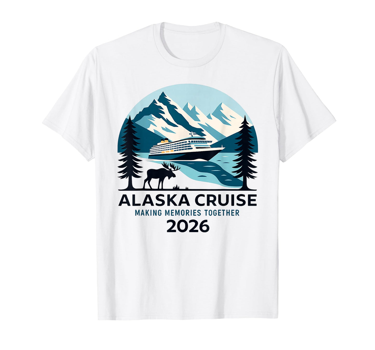 Matching Family Friends and Group Alaska Cruise 2026 T-Shirt
