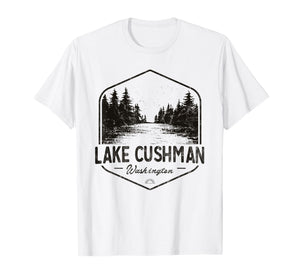 Lake Cushman Washington Outdoors Vintage T-Shirt