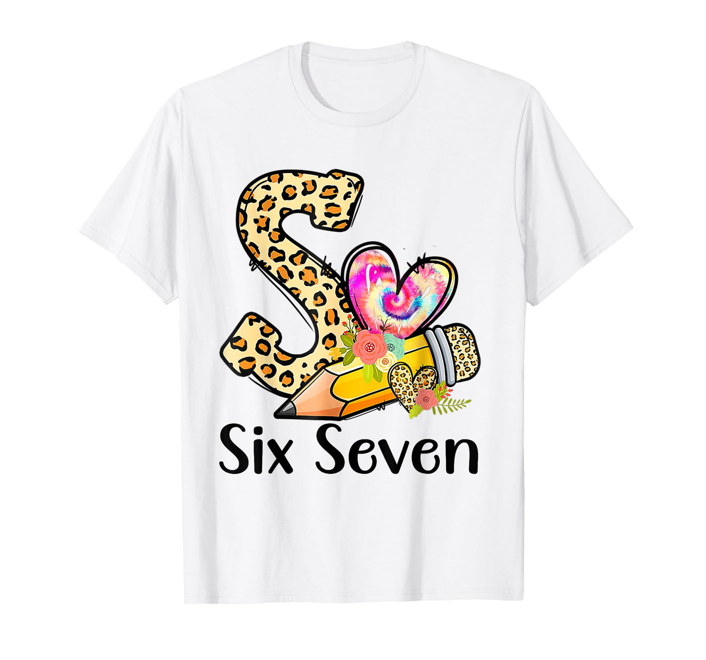 67 Shirt for Teachers 6 7 Meme Women Teacher Six Seven T-Shirt