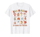 Retro All is Calm Pre-K Holiday Preschool Teacher Christmas T-Shirt