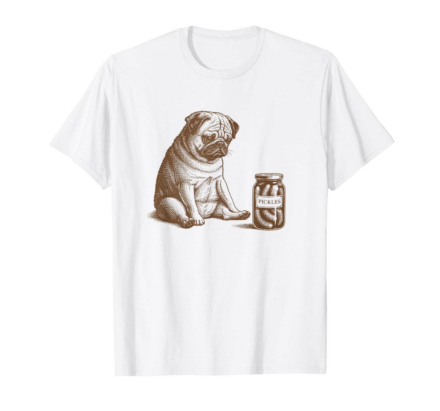 Pug Mom Dad Pickle Lover Dog Owner Humor Pug Mama T-Shirt