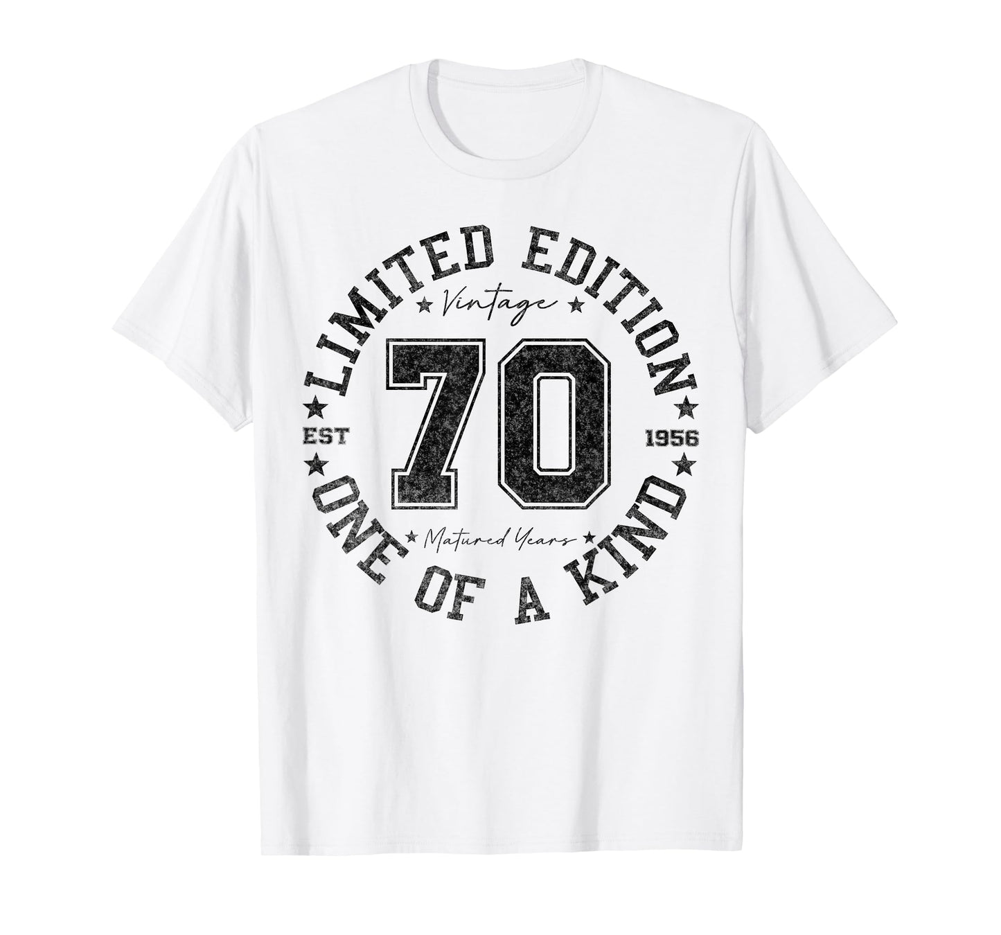 70 Year Old Gifts Vintage 1956 Limited Edition 70th Birthday T-Shirt