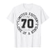 70 Year Old Gifts Vintage 1956 Limited Edition 70th Birthday T-Shirt