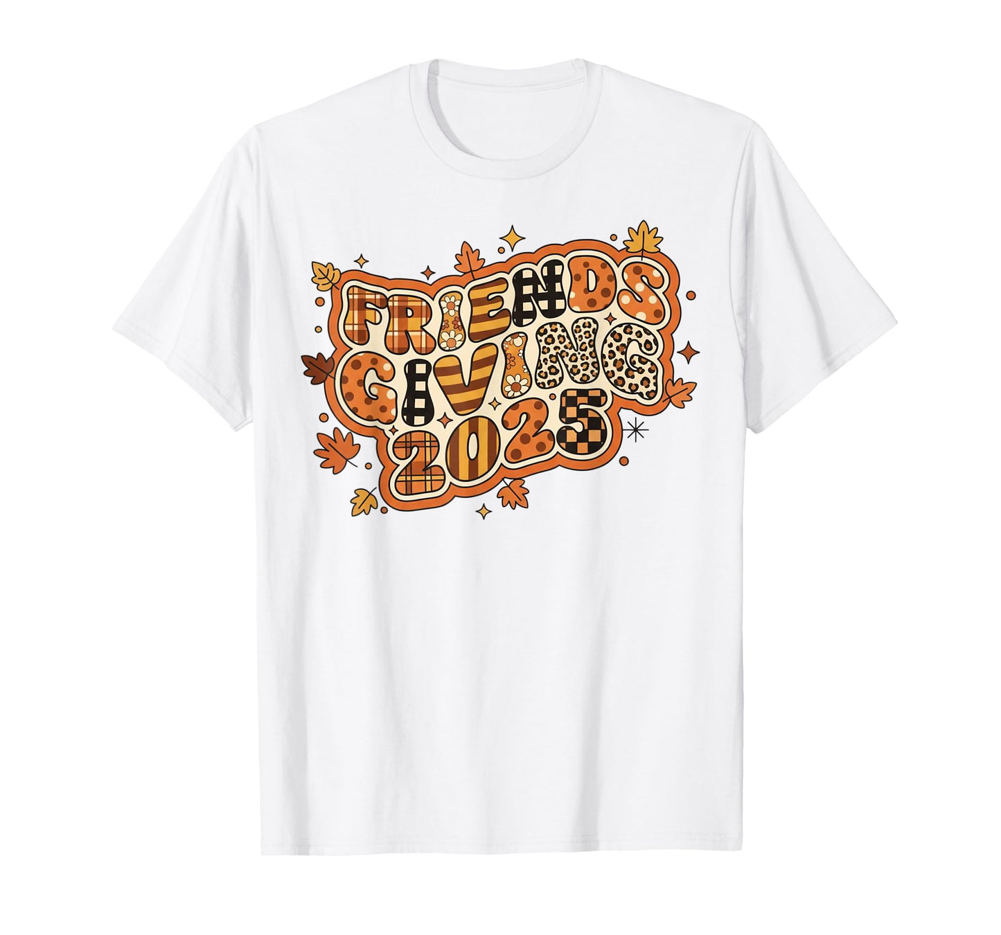 Friendsgiving 2025 Squad Group Matching Thanksgiving T-Shirt