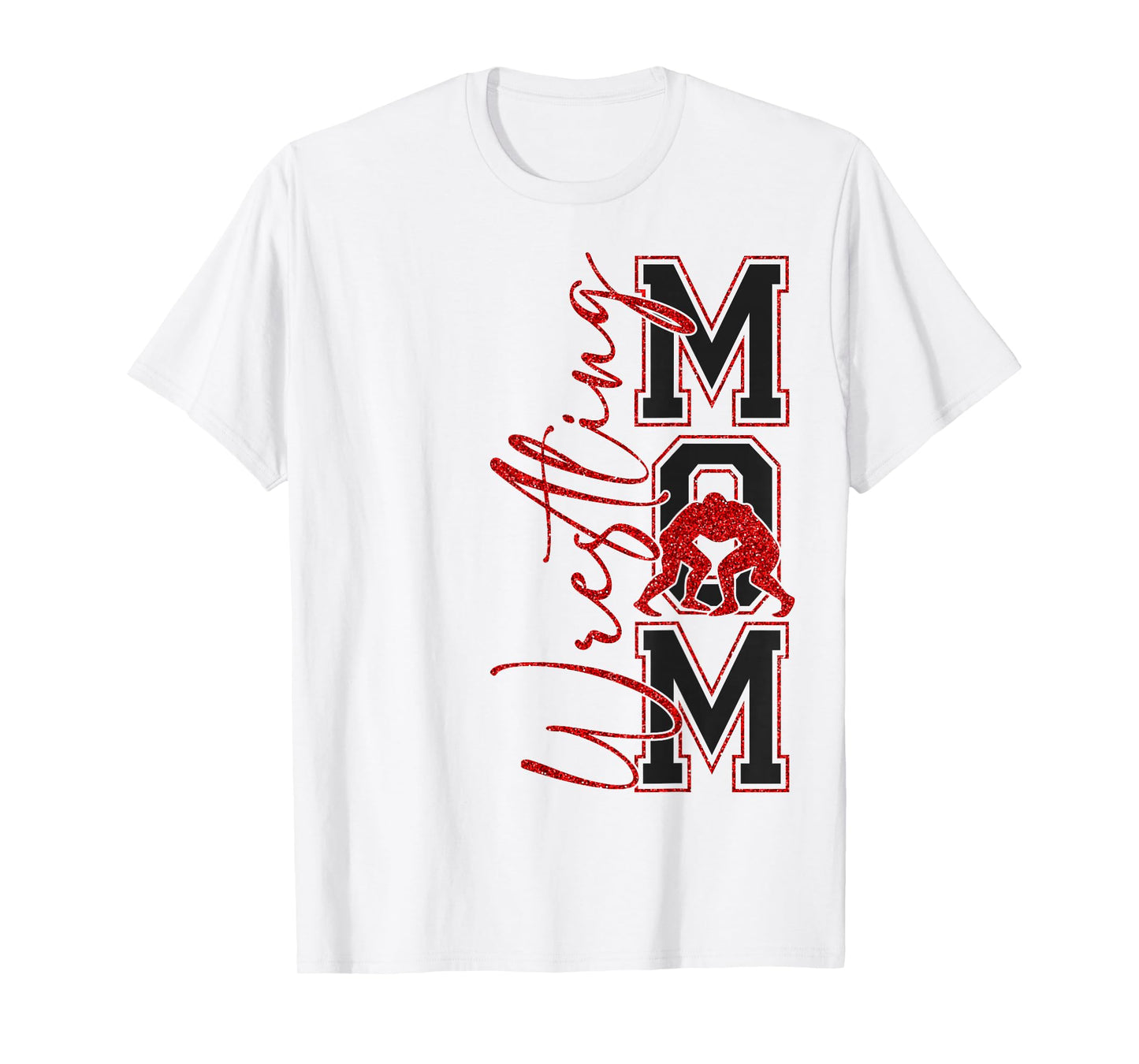 Women Wrestling Mom Funny Wrestle Wrestler Mothers Day T-Shirt