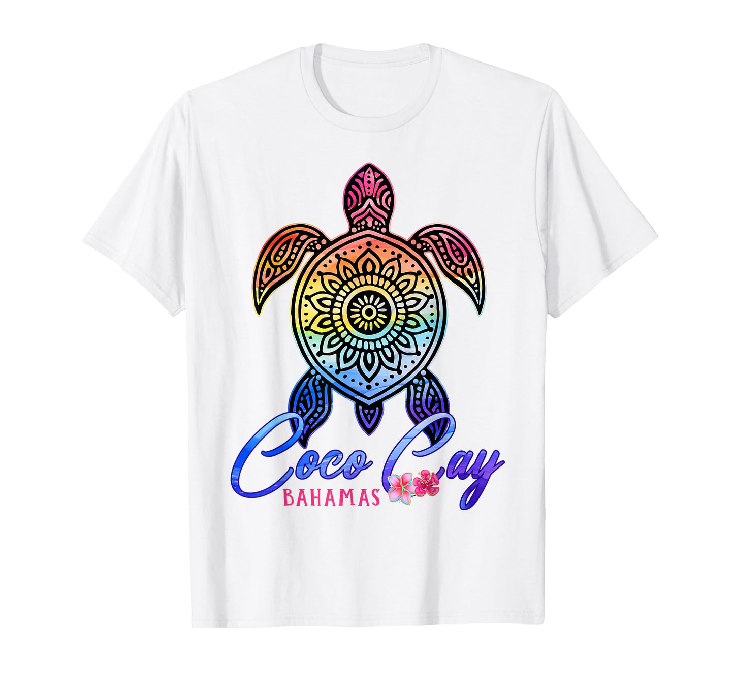 Coco Cay Tie Dye Sea Turtle T-Shirt Bahamas Beach Vacation T-Shirt