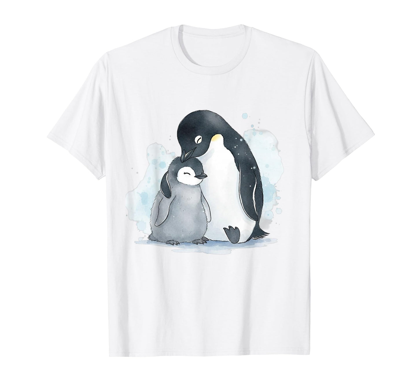 Penguin Mama Baby Mother Child Mom Love T-Shirt