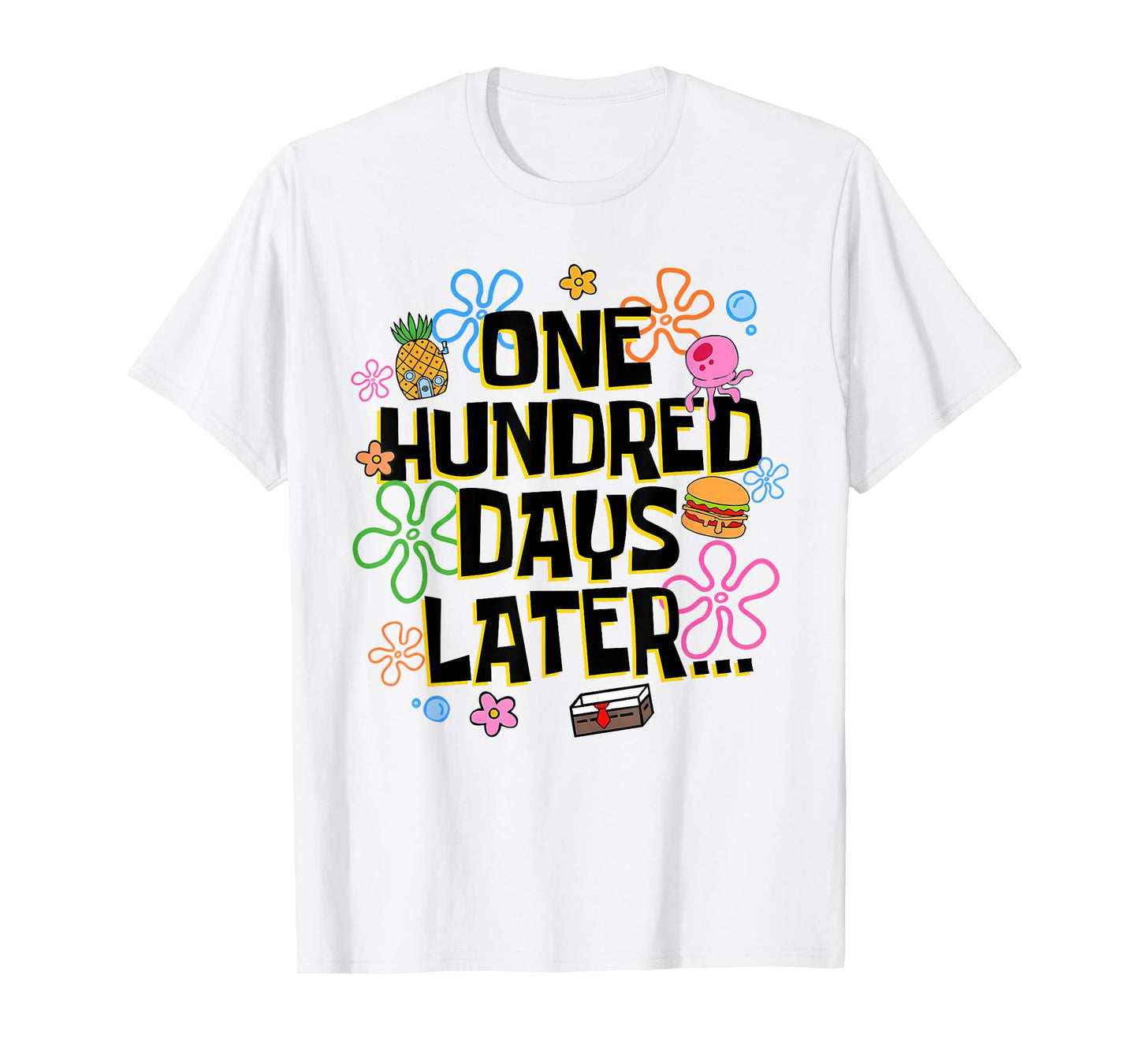 100 Days Later Funny Happy 100th Day of School Meme Kids T-Shirt
