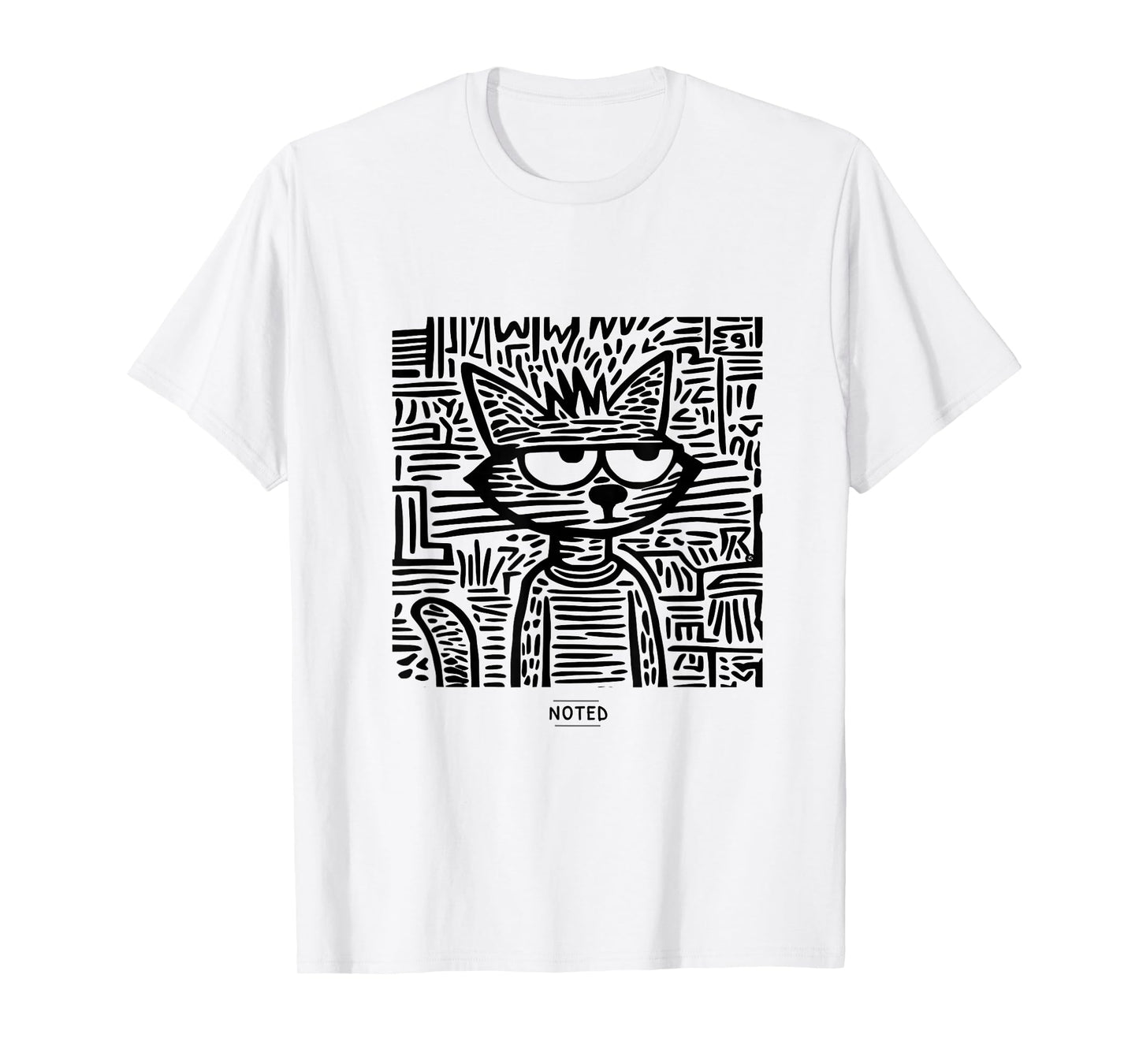 Noted Cat Meme Dry Humor Introvert T-Shirt