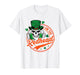 St Patricks Day Irish Skeleton Shamrock I Am The Redhead T-Shirt