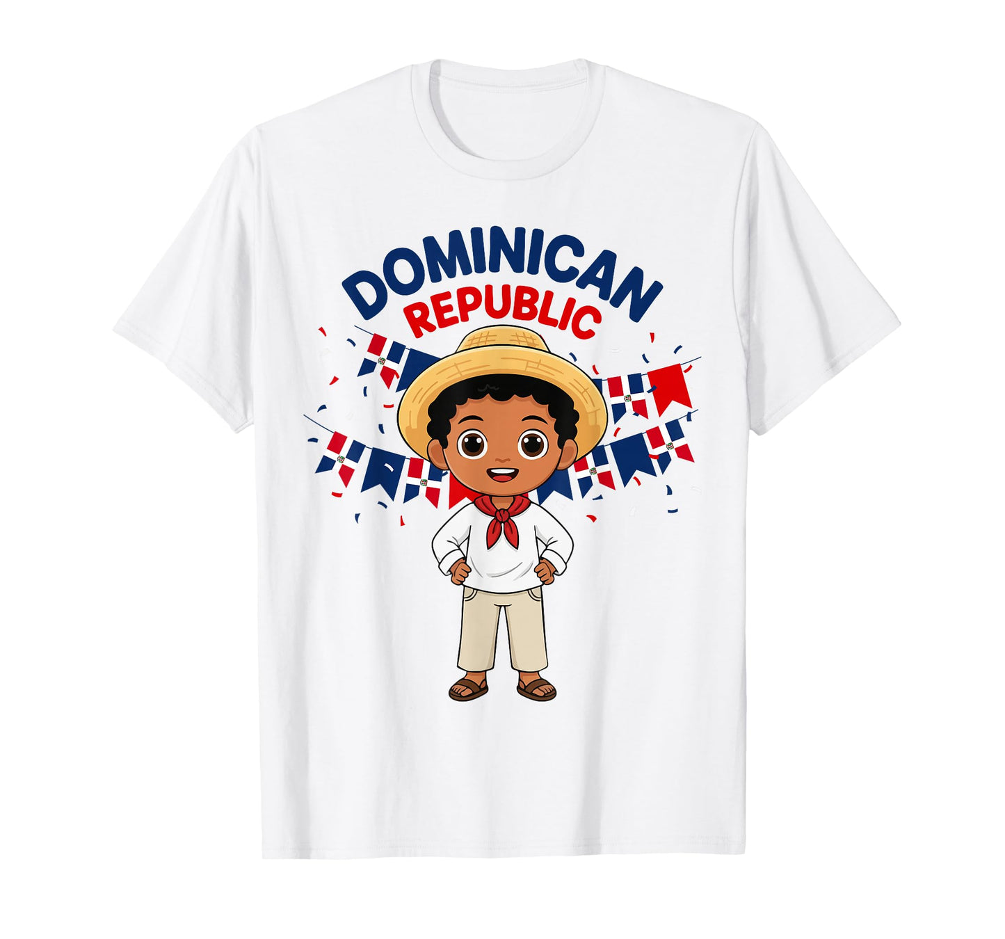Dominican Republic Dominican Boy Traditional Outfit Wear T-Shirt