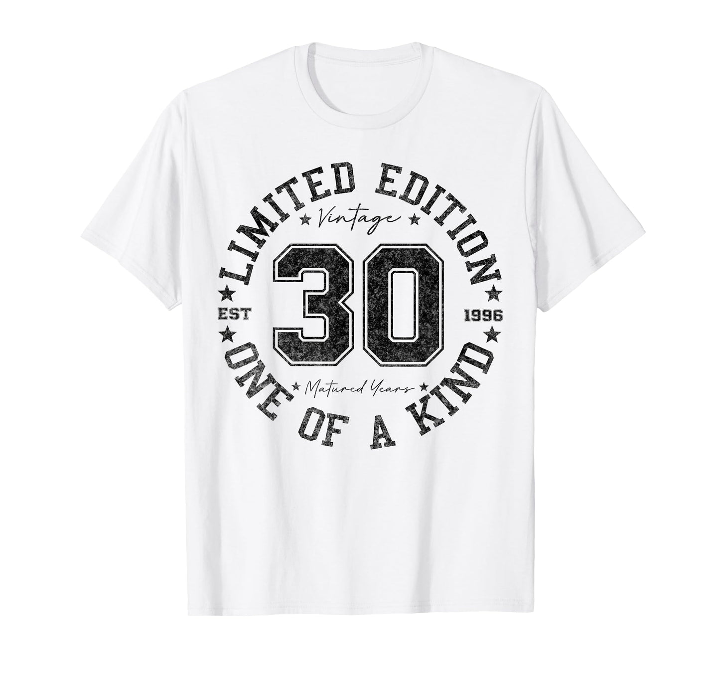 30 Year Old Gifts Vintage 1996 Limited Edition 30th Birthday T-Shirt