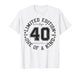 40 Year Old Gifts Vintage 1986 Limited Edition 40th Birthday T-Shirt