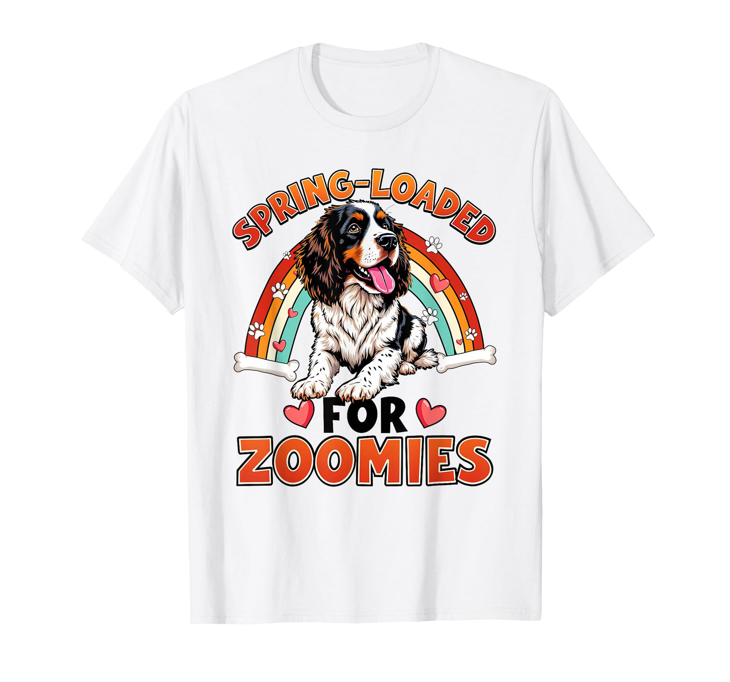 Funny English Springer Spaniel Design for Dog Lover T-Shirt
