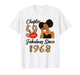 Chapter 58 Fabulous Since 1968 Afro Black Girl Birthday T-Shirt